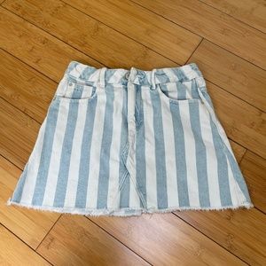 Zara girl jeans skirt